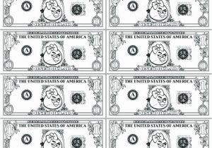 One Dollar Bill Coloring Page Coloring Play Money Coloring Sheets Pages Printable Game for Play