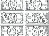 One Dollar Bill Coloring Page Coloring Play Money Coloring Sheets Pages Printable Game for Play