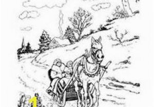 One Horse Open Sleigh Coloring Page Christmas Mandala Coloring Pages Reindeer and Christmas Flower