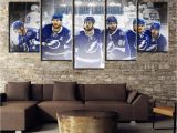 One Piece Wall Murals Us $5 72 Off 5 Piece Canvas Painting Ice Hockey Team Poster Modern Decorative Paintings On Canvas Wall Art for Home Decorations Wall Decor In