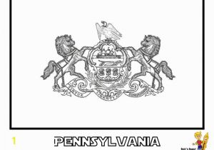 Oregon State Flag Coloring Page Pennsylvania State Flag Coloring Page Eskayalitim