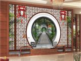 Oriental Garden Wall Mural Find More Wallpapers Information About 3d Wallpaper 3d