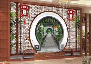 Oriental Garden Wall Mural Find More Wallpapers Information About 3d Wallpaper 3d