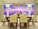 Oriental Garden Wall Mural Großhandel Benutzerdefinierte 3d Fototapete Kunst Wandbild Lavendel Blume Meer 3d Wandbild Tapete 3d Modern Abstract Wall Paper Von Yedandan $22 12