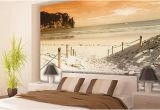 Oriental Garden Wall Mural Vlies Poster Wandbild Tapete Fototapete Wasser Meer Strand