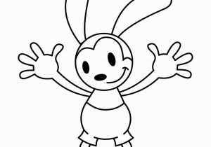 Oswald the Lucky Rabbit Coloring Pages Coloring Page Oswald