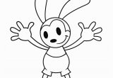 Oswald the Lucky Rabbit Coloring Pages How to Draw Oswald the Lucky Rabbit