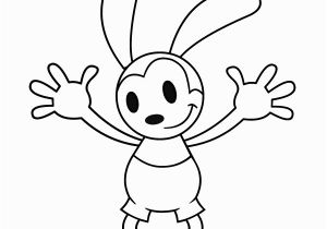 Oswald the Lucky Rabbit Coloring Pages How to Draw Oswald the Lucky Rabbit