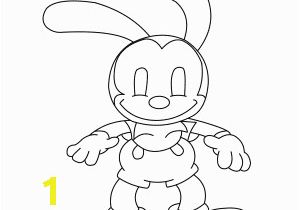 Oswald the Lucky Rabbit Coloring Pages Oswald the Lucky Rabbit Coloring Pages