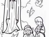 Our Lady Of Fatima Coloring Page Lady Fatima Coloring Page Sketch Coloring Page