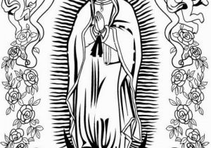 Our Lady Of Guadalupe Coloring Page Our Lady Guadalupe Coloring Page at Getdrawings