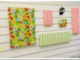 Outdoor Garden Wall Murals Ideas Outdoor Decorating Idea – Wall Art Using A Vinyl Tablecloth