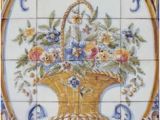 Outdoor Spanish Tile Murals 35 Best Flowers Tile Murals Images In 2019