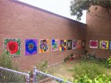 Outdoor Wall Murals for the Garden School Garden Mural