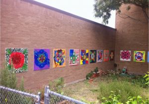 Outdoor Wall Murals for the Garden School Garden Mural