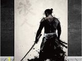 Outdoor Wall Murals Posters Firsgt Samurai Canvas Oil Painting Modern Wall Art