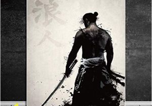 Outdoor Wall Murals Posters Firsgt Samurai Canvas Oil Painting Modern Wall Art