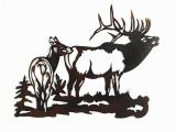 Outdoor Wildlife Wall Murals Elk Metal Wall Art This Stunning Metal Wall Sculpture Makes