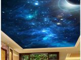 Outer Space Ceiling Murals 3d Mural Wallpaper Custom Photo Wallpaper 3d Stereo Romantic