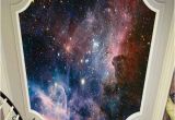 Outer Space Ceiling Murals 3d Nebula Outer Space Universe Wallpaper Full Wall Mural
