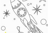 Outer Space Coloring Pages Printable Rocket In Space Coloring Page