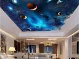 Outer Space Wall Murals Universe Space Planet Night Sky Stars Mural for Kids Bedroom