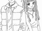 Outline Of A Boy and Girl Coloring Pages Boy and Girl Coloring Pages at Getcolorings