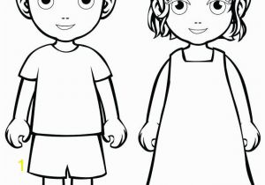 Outline Of A Boy and Girl Coloring Pages Boy Kissing Girl Drawing