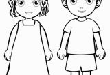 Outline Of A Boy and Girl Coloring Pages Kids Boy and Girls Coloring Pages for Kids C8y