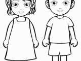 Outline Of A Boy and Girl Coloring Pages Kids Boy and Girls Coloring Pages for Kids C8y