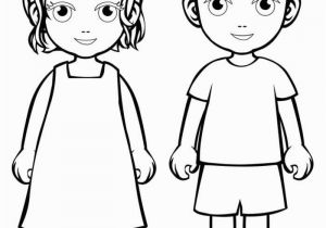 Outline Of A Boy and Girl Coloring Pages Kids Boy and Girls Coloring Pages for Kids C8y