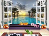 Outside Murals for Walls Wall Mural Wallpaper Scenery Outside the Window Custom