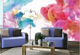 Oversized Wall Murals Custom 3d Wallpaper Modern Abstract Graffiti Art Wall