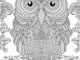Owl Coloring Pages for Adults to Print Owl Doodle Art Hard Coloring Page Free to Print for Grown Ups