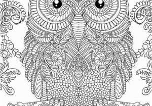 Owl Coloring Pages for Adults to Print Owl Doodle Art Hard Coloring Page Free to Print for Grown Ups