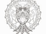 Owl Mandala Coloring Pages for Adults Mandala Owl M&alas Adult Coloring Pages