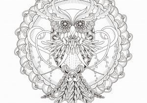 Owl Mandala Coloring Pages for Adults Mandala Owl M&alas Adult Coloring Pages