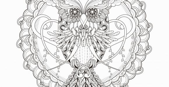 Owl Mandala Coloring Pages for Adults Mandala Owl M&alas Adult Coloring Pages
