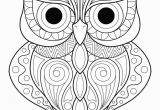 Owl Mandala Coloring Pages for Adults Owl Simple Patterns 2 Owls Coloring Pages for Adults