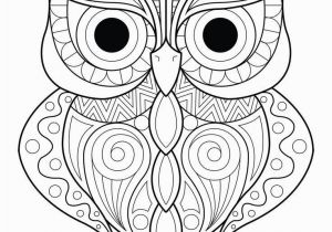 Owl Mandala Coloring Pages for Adults Owl Simple Patterns 2 Owls Coloring Pages for Adults