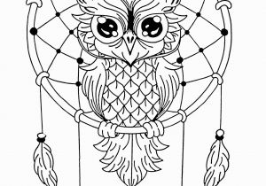 Owl Mandala Coloring Pages for Adults Unique Owl Dreamcatcher Mandala Mandalas with Animals