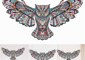 Owl Peel and Stick Wall Mural Removable Animal Owl Wings Wall Sticker Bird Flying Vinyl Decal Living Room Art Self Adhesive Decor Diy 60cm 45cm Cheap Vinyl Wall Decals Cheap Wall