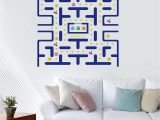 Pac Man Wall Mural Pac Man Wall Decals Kids Game Wall Stickers Nursery Boys Bedroom Wall Decor Itoá¦