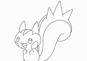 Pachirisu Coloring Pages Cute Little Pokemon Pachirisu Coloring Page