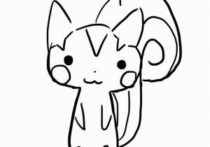 Pachirisu Coloring Pages Enormous Pachirisu Coloring Pages Electric Pokemon Outlines Pinterest