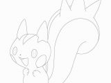 Pachirisu Coloring Pages Improved Pachirisu Coloring Pages Pokemon Page Free Line