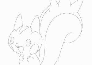 Pachirisu Coloring Pages Improved Pachirisu Coloring Pages Pokemon Page Free Line