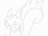 Pachirisu Coloring Pages Pachirisu Coloring Page