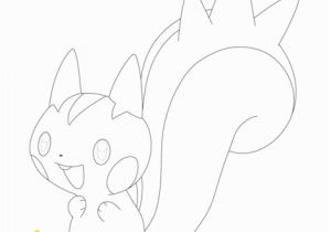 Pachirisu Coloring Pages Pachirisu Coloring Page