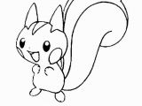 Pachirisu Coloring Pages Pachirisu Coloring Page Pokemon Party Pinterest